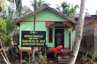 Rumah Bu Mayah Tampak Segar dengan Warna Baru
