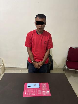 Ungkap Pelaku Tindak Pidana Narkotika di Bangun Purba, Polres Rohul Amankan 5,69 Sabu.