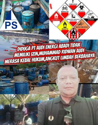 Diduga PT Audi Energi Abadi Tidak Memiliki Izin,Muhammad Ridwan Audi Merasa Kebal Hukum,Angkut Limba