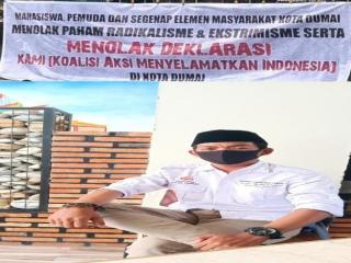 Aktivis Pemuda Kota Dumai Menolak Deklarasi KAMI Di Kota Dumai