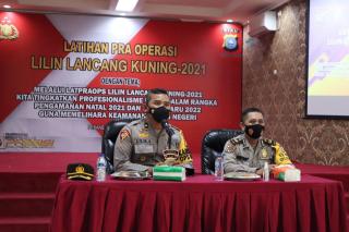 Polresta Pekanbaru Gelar Latihan Pra Operasi Lilin Lancang Kuning-2021