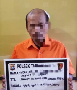 Polsek Tapung Hulu Tangkap Pelaku Pencurian Buah Sawit Milik PT. BSP di Desa Danau Lancang