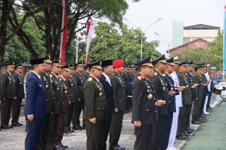 Pangdam XIX/Tuanku Tambusai Pimpin Ziarah Nasional HUT Ke-81 TNI di Pekanbaru, Wujud Penghormatan ke