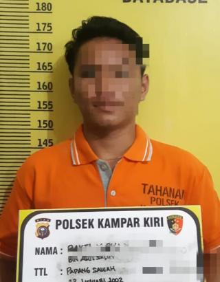 Polsek Kampar Kiri Tangkap Pelaku Pencabulan Anak Gadis Dibawah Umur