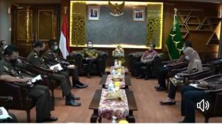 JAKSA AGUNG MENERIMA KUNJUNGAN PIMPINAN OMBUDSMAN RI