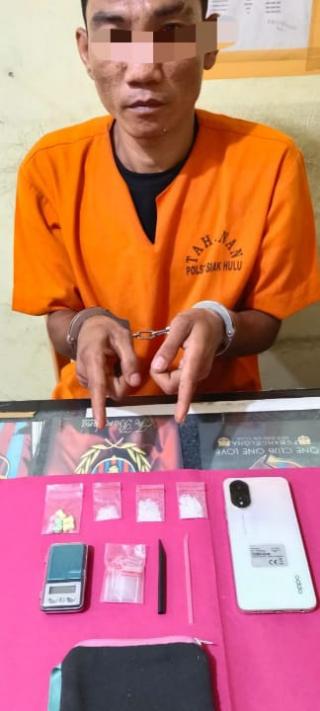 Polsek Siak Hulu Tangkap Pelaku Narkoba, Sabu-sabu dan Pil Ekstasi Diamankan!