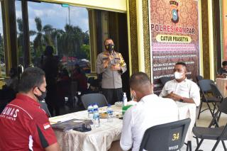 Dalam Rangka Hari Pers Nasional 2021,Kapolres Kampar Berikan Apresiasi Bagi Mitra Pers