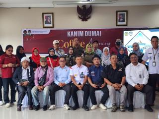 Kanim Imegarasi Cofee Morning Bersama media Sekota Dumai.