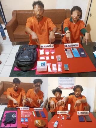 Satresnarkoba Polres Kampar Tangkap 6 Pelaku Narkoba di Kecamatan Gunung Sahilan
