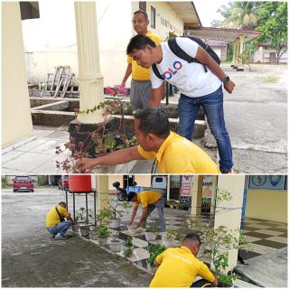 Polsek Kampar Gelar : Sabtu Bersih Mako, Jaga Kebersihan dan Kekompakan Personel!