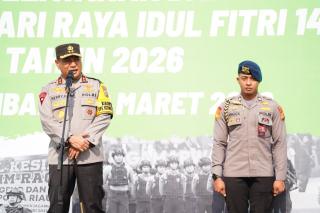 Jelang Idul Fitri, Polda Riau Siaga Penuh Amankan Arus Mudik