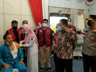 Sebanyak 600 Pelayan Publik Kabupaten Kampar Divaksinasi Covid-19