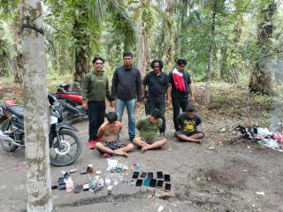 Personel Kodim 0314/Inhil Amankan Pengedar Narkotika Jenis Sabu