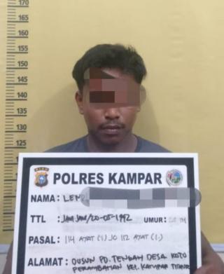 1 Dari 5 Anggota Jaringan Pengedar Shabu Yang Diringkus Resnarkoba Polres Kampar Adalah Wanita