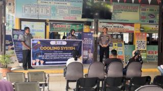 Satlantas Polres Kampar Gelar Cooling System, Jaga Ketertiban dan Keselamatan Lalu Lintas
