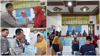 Ditlantas Polda Riau Gelar Bakti Sosial, Bagikan 200 Paket Sembako 