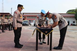 Pengantin tiga pejabat Polres Inhu:Sertijab Wakapolres dan Dua kapolsek