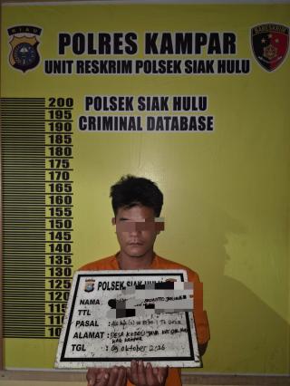 Polsek Siak Hulu Tangkap Pelaku Penganiayaan di Desa Kapau Jaya 