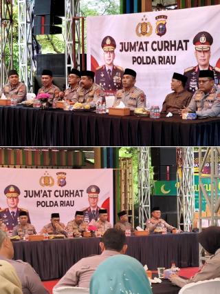 Polda Riau Jawab Harapan Masyarakat dalam Kegiatan Jumat Curhat di Taman Rekreasi Alam Mayang