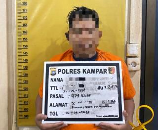 Kasus Pencurian Dengan Kekerasan Terungkap TIM Resmob Polres Kampar Amankan Satu Tersangka Di Pekanb