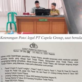 4 Orang Debkolektor Ditetapkan Tersangka di Polres Kampar, PT Capella Multi Dana Ajukan Gugatan Ke P