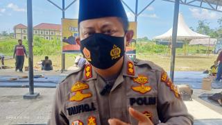 Polres Rohul Sembelih 18 Ekor Hewan Qurban