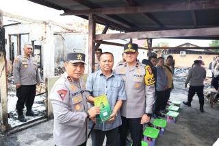 Kebakaran Aspol Pintu Angin, Kapolda Riau Pastikan Bantuan dan Pemulihan