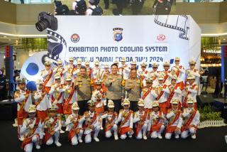 Diikuti Ribuan Peserta, Kapolda Riau Hadiri Exhibition Photo Cooling Sistem Pemilu 2024