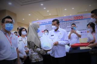 Wali Kota Dampingi Wamenkes Tinjau Donor Darah Konvalesen