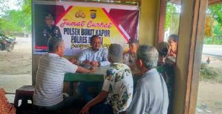 Polsek bukit kapur gelar kegiatan jumat curhat.