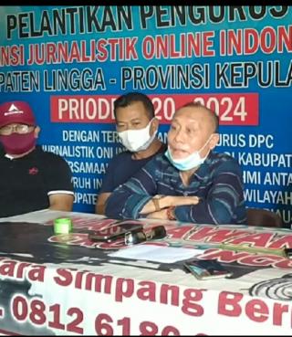 Ketua Dpc.Ajoi Lingga ,Sambut Kunjungan Anggota DPRD Kepri H. Kamaruddin Ali