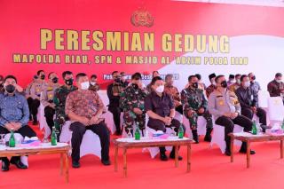Peresmian Mapolda Riau, Waka Polri Kenang Masa Kecil di Pekanbaru