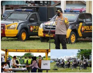 Sukseskan Pengamanan Pilkada Tahun 2020,Polres Siak Gelar Simulasi Sispamkota