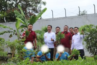 Lakukan Monitoring, Ditjenpas Riau Apresiasi Kinerja Jajaran di Lapas Pasir Pangarayan 