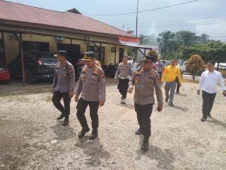 Sabtu Siang,Kapolres Kampar Inspeksi Mendadak di Dua Polsek