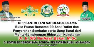Mentri Lingkungan Hidup dan Ketua DPP SANTRI TANI NU SANTUNI Anak Yatim
