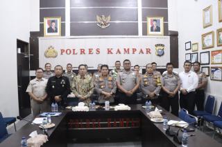 Puslitbang Polri Lakukan Penelitian di Polres Kampar, Fokus Evaluasi Mutu Pengadaan Barang/Jasa