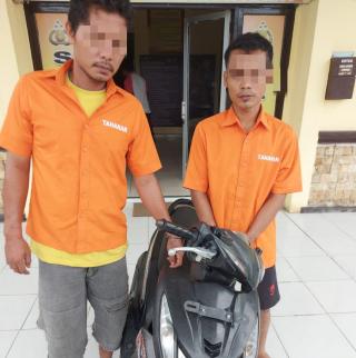 Unit Reskrim Polsek Tapung Hulu Tangkap 2 Pelaku Curanmor Saat Pesta Narkoba