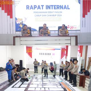 Polres Inhil Siap Amankan Debat Kandidat Bupati dan Wakil Bupati