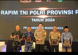 Polda Riau Gelar Rapim TNI-Polri Provinsi Riau Tahun 2024