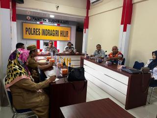 Polres Inhil Laksanakan Rapat Koordinasi untuk Membentuk Sekolah Percontohan Tertib Lalu Lintas
