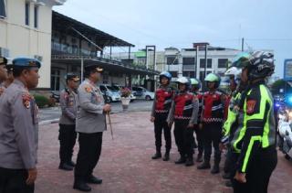 Kapolres Dumai Pimpin Langsung Patroli subuh.