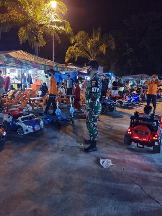 Tim Justisi Gabungan Kab.Kampar Tiap Malam Lakukan Himbauan Protkes dan Bubarkan Kerumunan