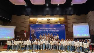 Ditlantas Polda Riau Kolaborasi PT. Jasa Raharja Gelar Knowledge Sharing Safety Riding di Pekanbaru