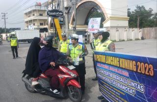 Ops Patuh Lancang Kuning 2023 Polda Riau di Apresiasi positif pengguna jalan