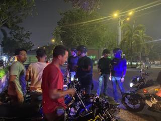 9 Personel Bergerak Malam Hari — Polres Kampar Pantau Titik Rawan Hingga Gerbang Tol ​