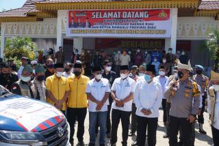 Anggota Bawaslu RI dan Kapolda Riau Lepas 50 Armada Tim Patroli Money Politic di Rokan Hulu