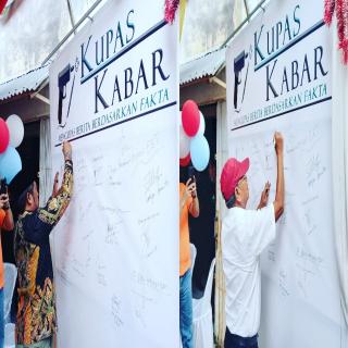 RA Hadiri HUT membacabangsa.co.id,Romi:Terimakasih atas Kehadiran Rusli Ahmad