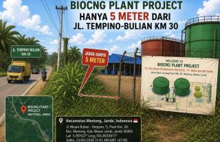 Awak Media Temukan Proyek BIOCNG KIS Group Hanya 5 Meter dari Jalan Lintas Tempino-Bulian KM 30