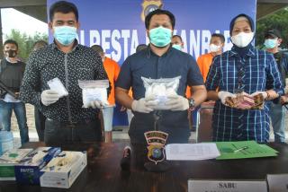 Sita 2,9 Kilogram Sabu, Polresta Gulung 7 Tersangka Komplotan Jaringan Narkoba Kota Pekanbaru